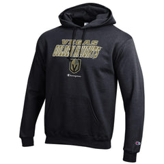 Vegas Golden Knights Champion Eco Powerblend Pullover Hoodie - Black Hoodies