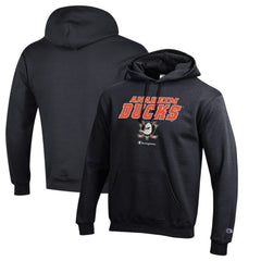 Anaheim Ducks Champion Eco Powerblend Pullover Hoodie - Black Hoodies