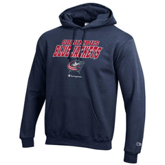 Columbus Blue Jackets Champion Eco Powerblend Pullover Hoodie - Navy Hoodies
