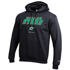 Dallas Stars Champion Eco Powerblend Pullover Hoodie - Black Hoodies