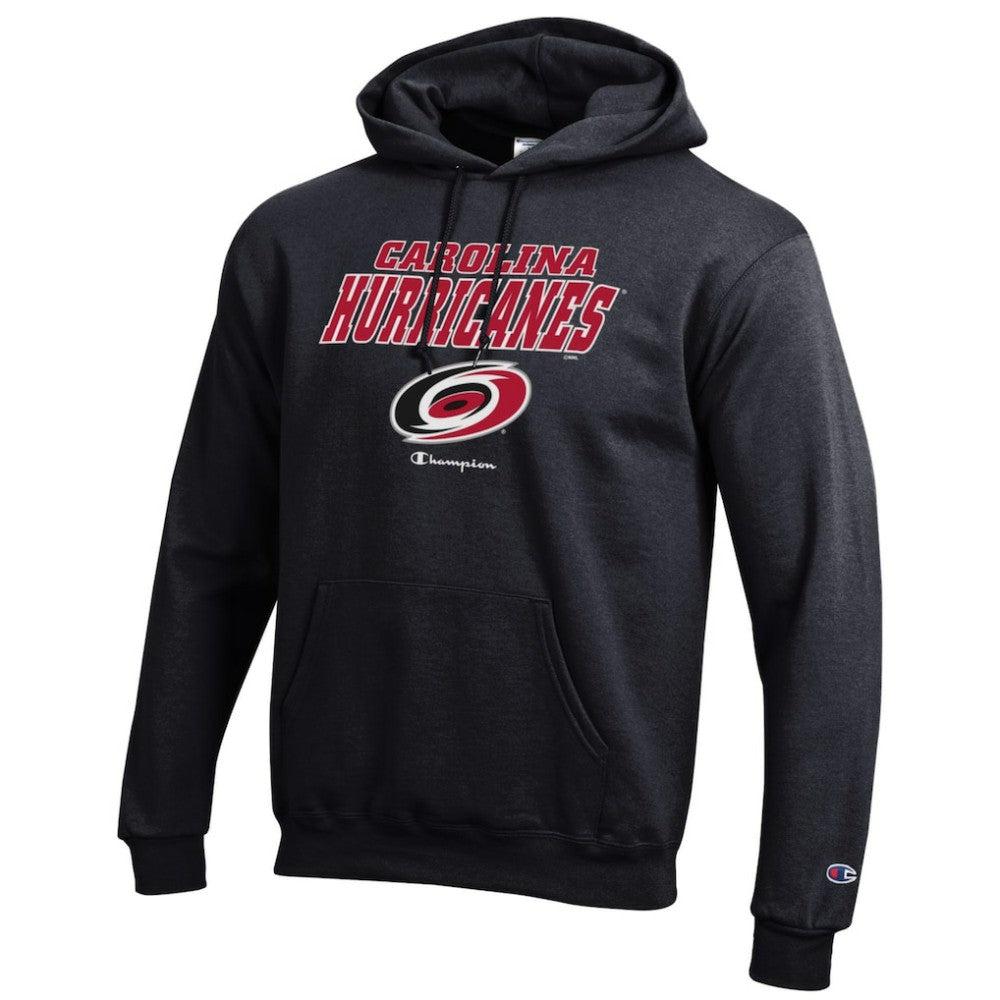Carolina Hurricanes Champion Eco Powerblend Pullover Hoodie - Black Hoodies