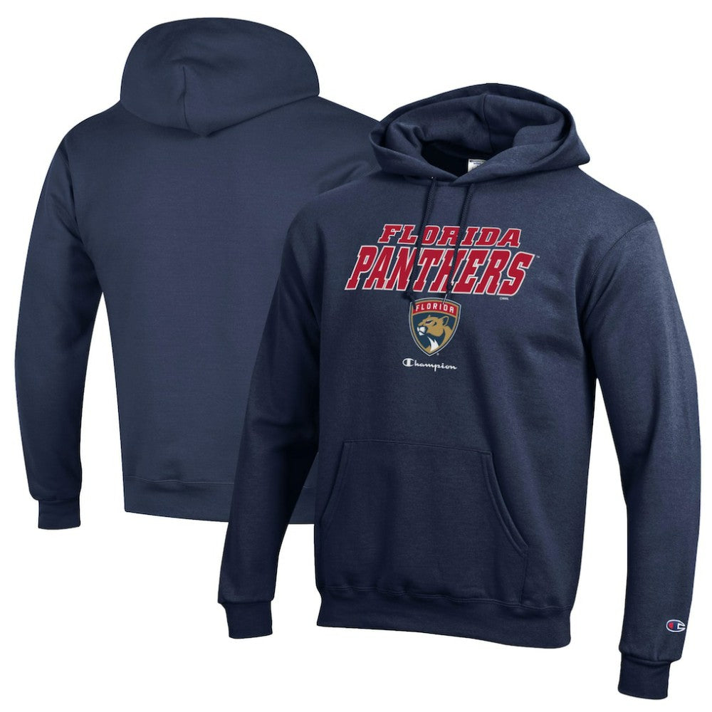 Florida Panthers Champion Eco Powerblend Pullover Hoodie - Navy Hoodies