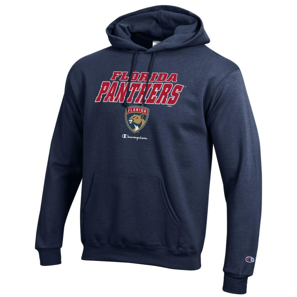 Florida Panthers Champion Eco Powerblend Pullover Hoodie - Navy Hoodies
