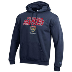 Florida Panthers Champion Eco Powerblend Pullover Hoodie - Navy Hoodies