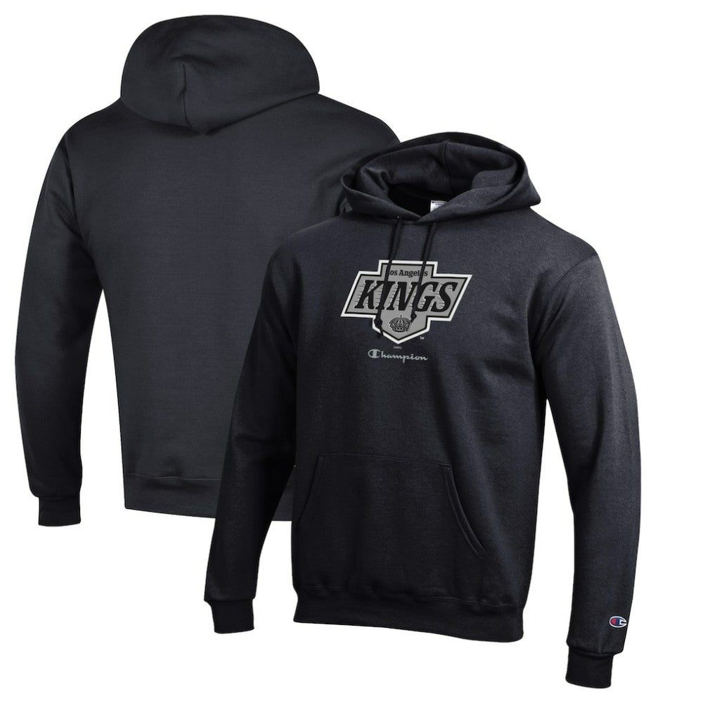 Los Angeles Kings Champion Eco Powerblend Pullover Hoodie - Black Hoodies