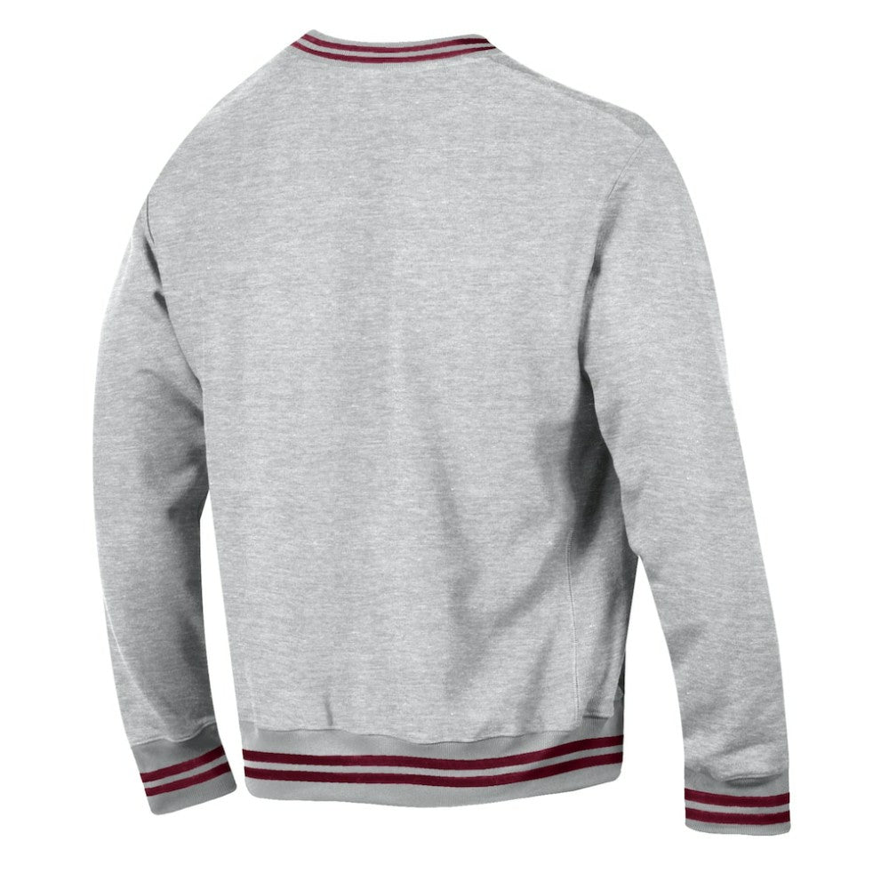 Colorado Avalanche Champion Reverse Weave Yarn Dye Pullover Sweatshirt - Heather Gray Sweatshirts