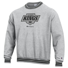 Los Angeles Kings Champion Reverse Weave Yarn Dye Pullover Sweatshirt - Heather Gray Sweatshirts