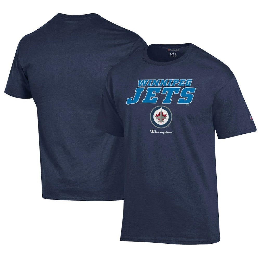 Winnipeg Jets Champion Jersey T-Shirt - Navy T-shirts