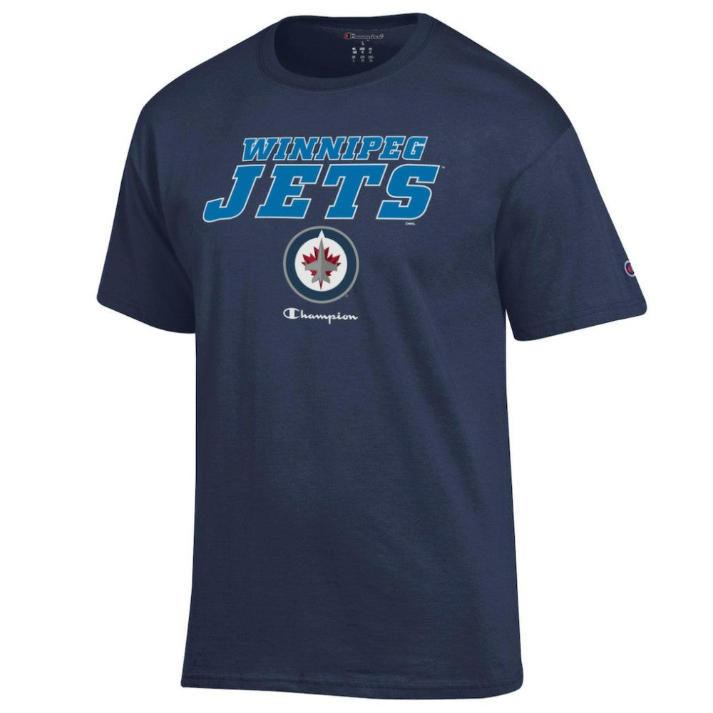 Winnipeg Jets Champion Jersey T-Shirt - Navy T-shirts