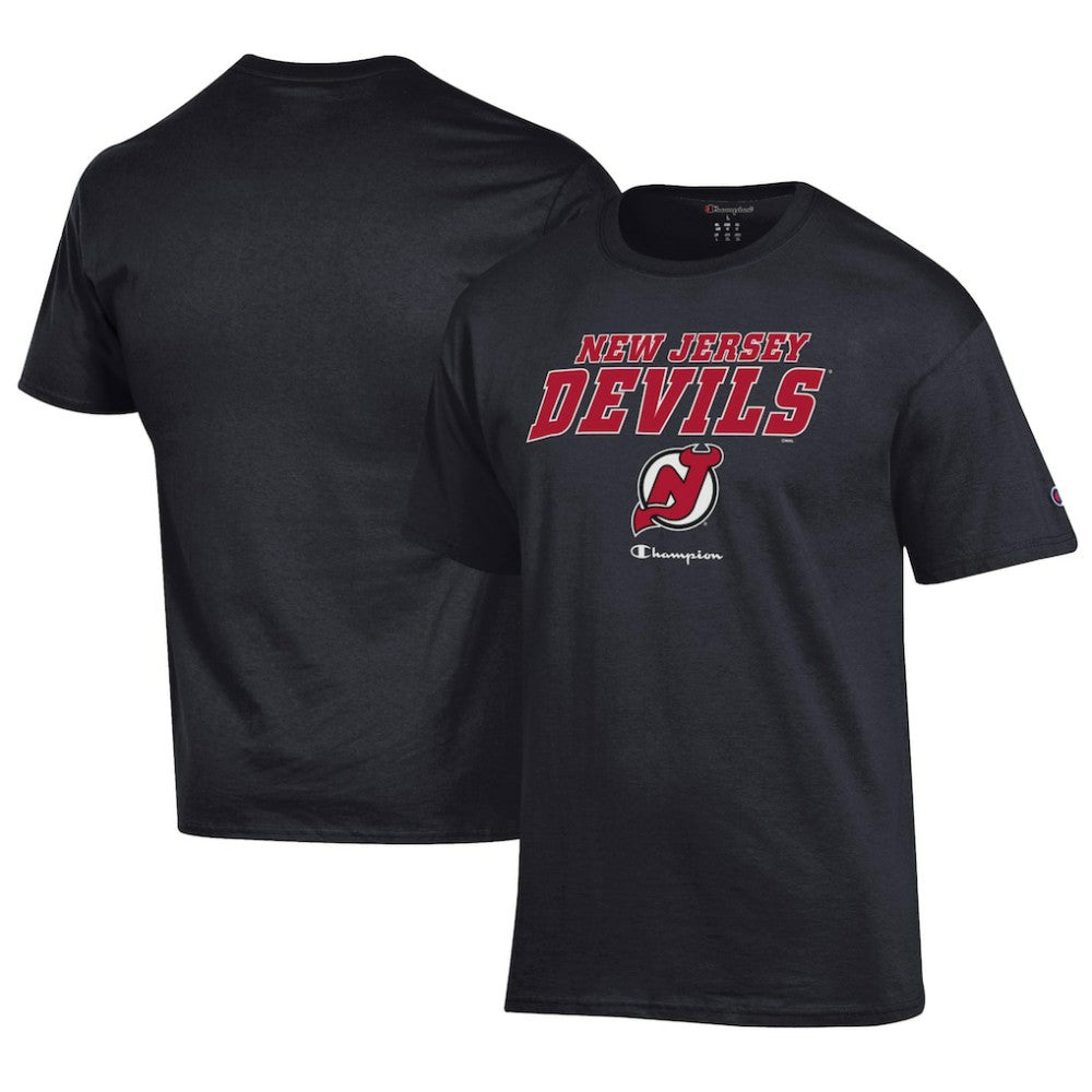 New Jersey Devils Champion Jersey T-Shirt - Black T-shirts