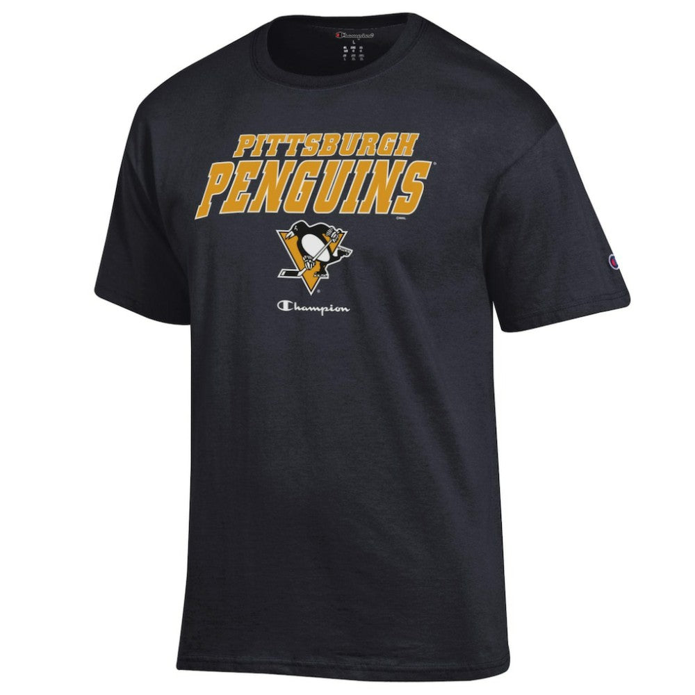 Pittsburgh Penguins Champion Jersey T-Shirt - Black T-shirts