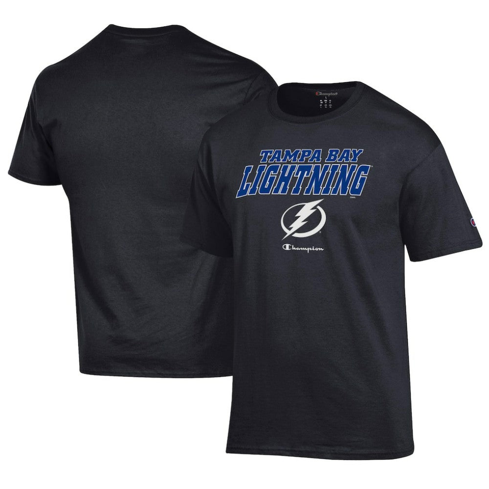 Tampa Bay Lightning Champion Jersey T-Shirt - Black T-shirts