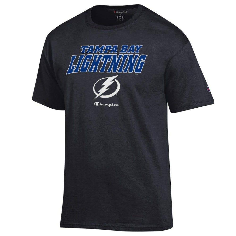 Tampa Bay Lightning Champion Jersey T-Shirt - Black T-shirts
