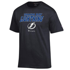 Tampa Bay Lightning Champion Jersey T-Shirt - Black T-shirts