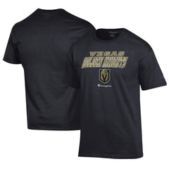Vegas Golden Knights Champion Jersey T-Shirt - Black T-shirts