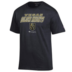 Vegas Golden Knights Champion Jersey T-Shirt - Black T-shirts