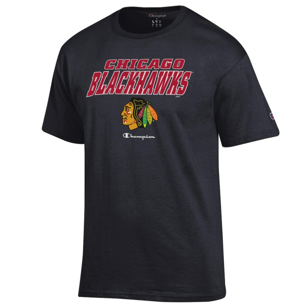 Chicago Blackhawks Champion Jersey T-Shirt - Black T-shirts