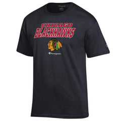 Chicago Blackhawks Champion Jersey T-Shirt - Black T-shirts