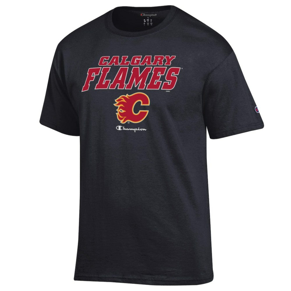 Calgary Flames Champion Jersey T-Shirt - Black T-shirts