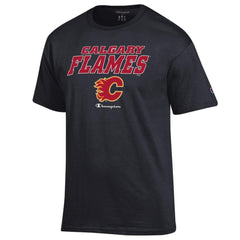 Calgary Flames Champion Jersey T-Shirt - Black T-shirts