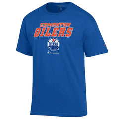 Edmonton Oilers Champion Jersey T-Shirt - Royal T-shirts