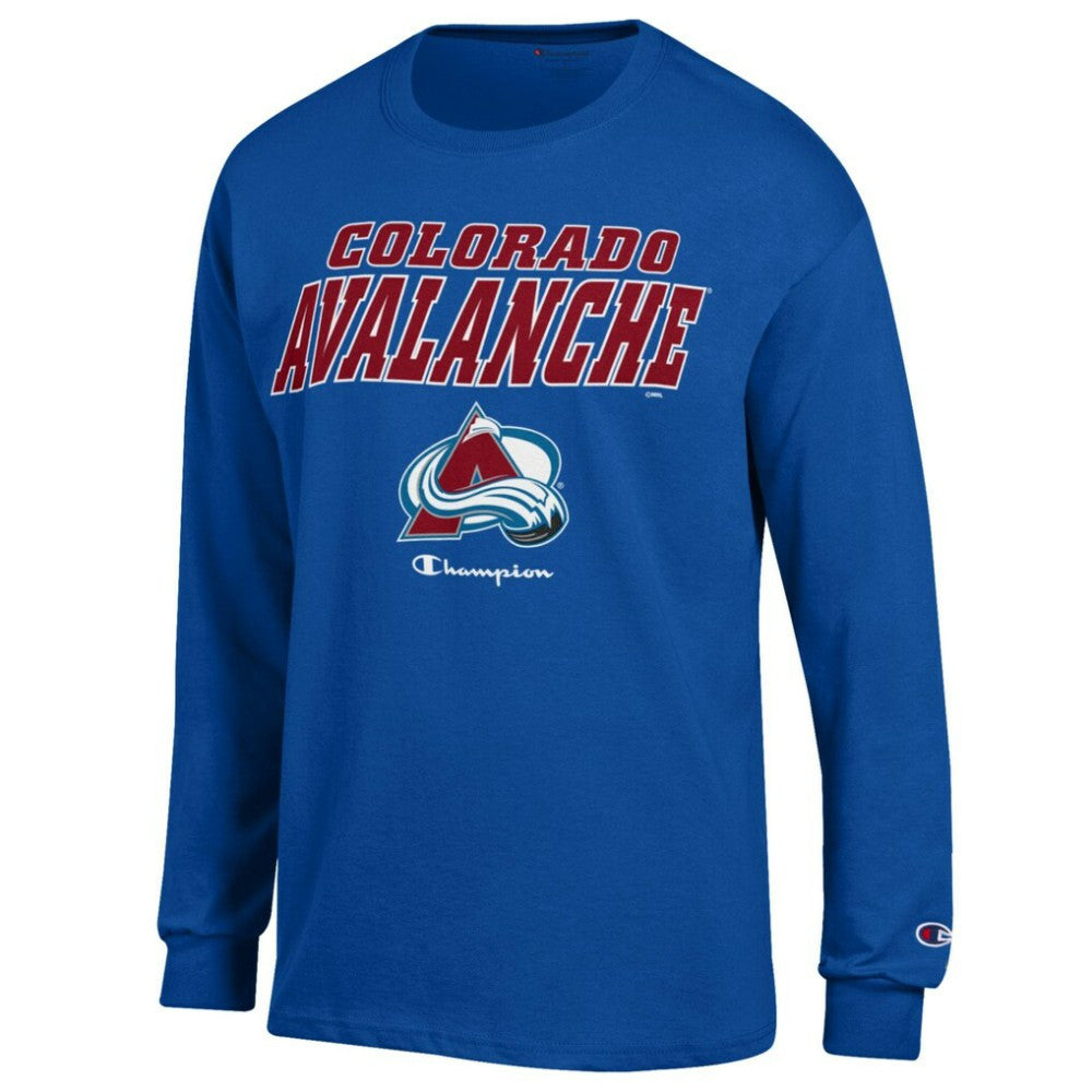 Colorado Avalanche Champion Long-Sleeve Jersey T-Shirt - Royal T-shirts