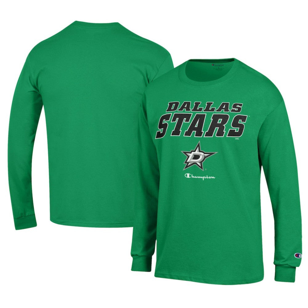 Dallas Stars Champion Long-Sleeve Jersey T-Shirt - Kelly Green T-shirts
