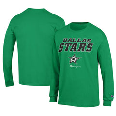 Dallas Stars Champion Long-Sleeve Jersey T-Shirt - Kelly Green T-shirts