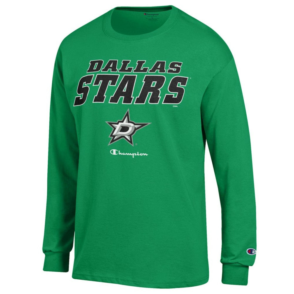 Dallas Stars Champion Long-Sleeve Jersey T-Shirt - Kelly Green T-shirts