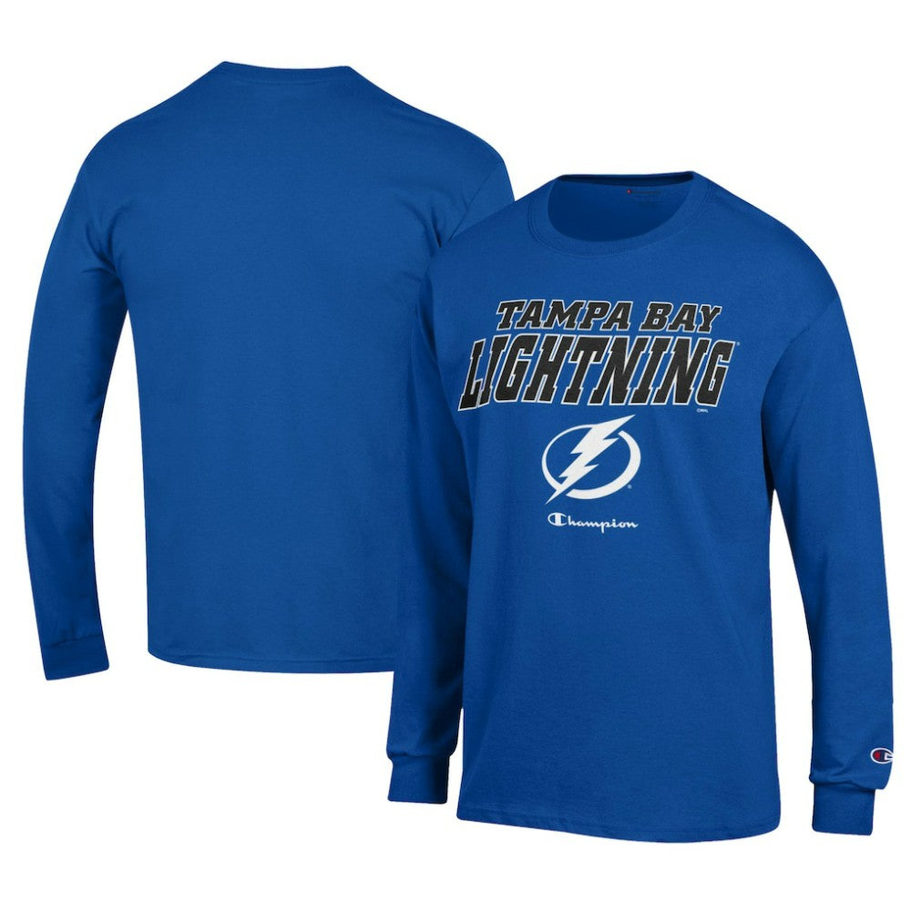 Tampa Bay Lightning Champion Long-Sleeve Jersey T-Shirt - Royal T-shirts