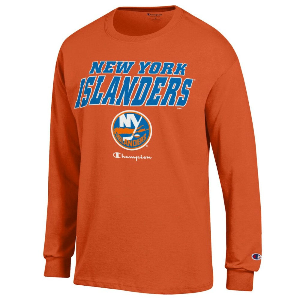 New York Islanders Champion Long-Sleeve Jersey T-Shirt - Orange T-shirts