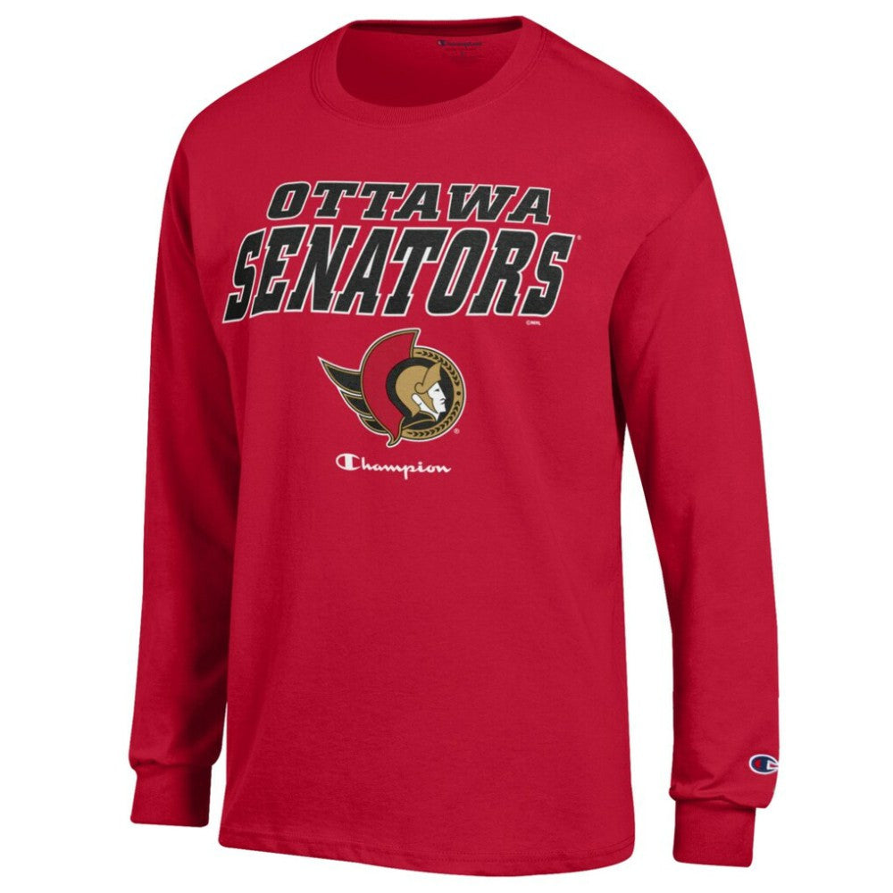 Ottawa Senators Champion Long-Sleeve Jersey T-Shirt - Red T-shirts