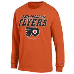Philadelphia Flyers Champion Long-Sleeve Jersey T-Shirt - Orange T-shirts