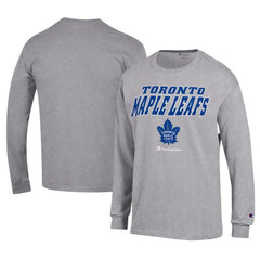 Toronto Maple Leafs Champion Long-Sleeve Jersey T-Shirt - Gray T-shirts