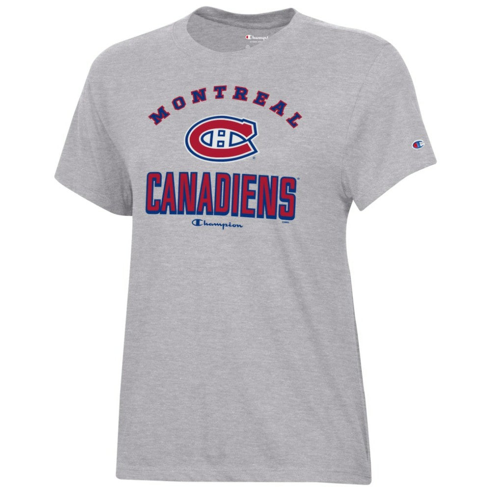Montreal Canadiens Champion Women's Core T-Shirt - Heather Gray T-shirts