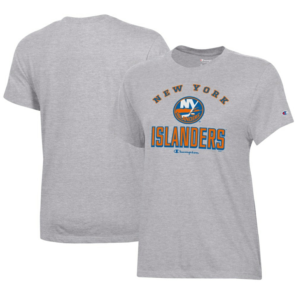 New York Islanders Champion Women's Core T-Shirt - Heather Gray T-shirts