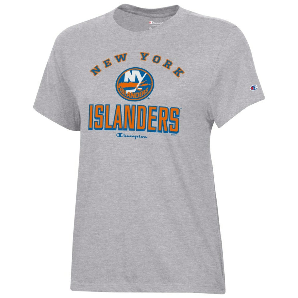 New York Islanders Champion Women's Core T-Shirt - Heather Gray T-shirts
