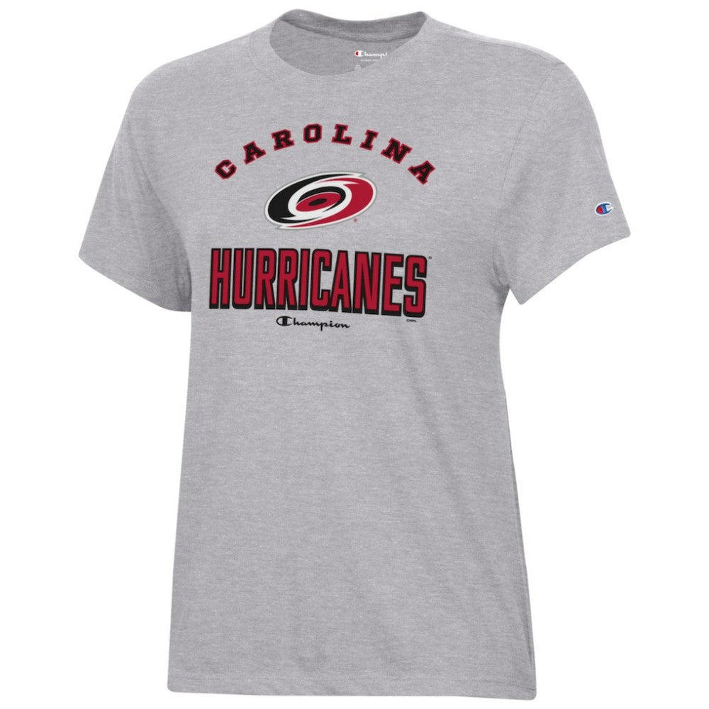 Carolina Hurricanes Champion Women's Core T-Shirt - Heather Gray T-shirts
