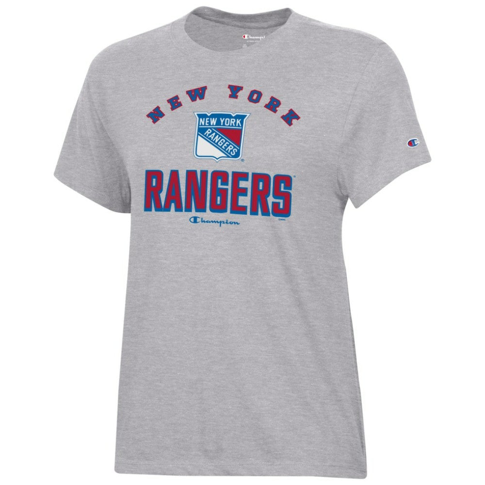 New York Rangers Champion Women's Core T-Shirt - Heather Gray T-shirts