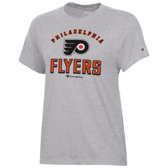 Philadelphia Flyers Champion Women's Core T-Shirt - Heather Gray T-shirts