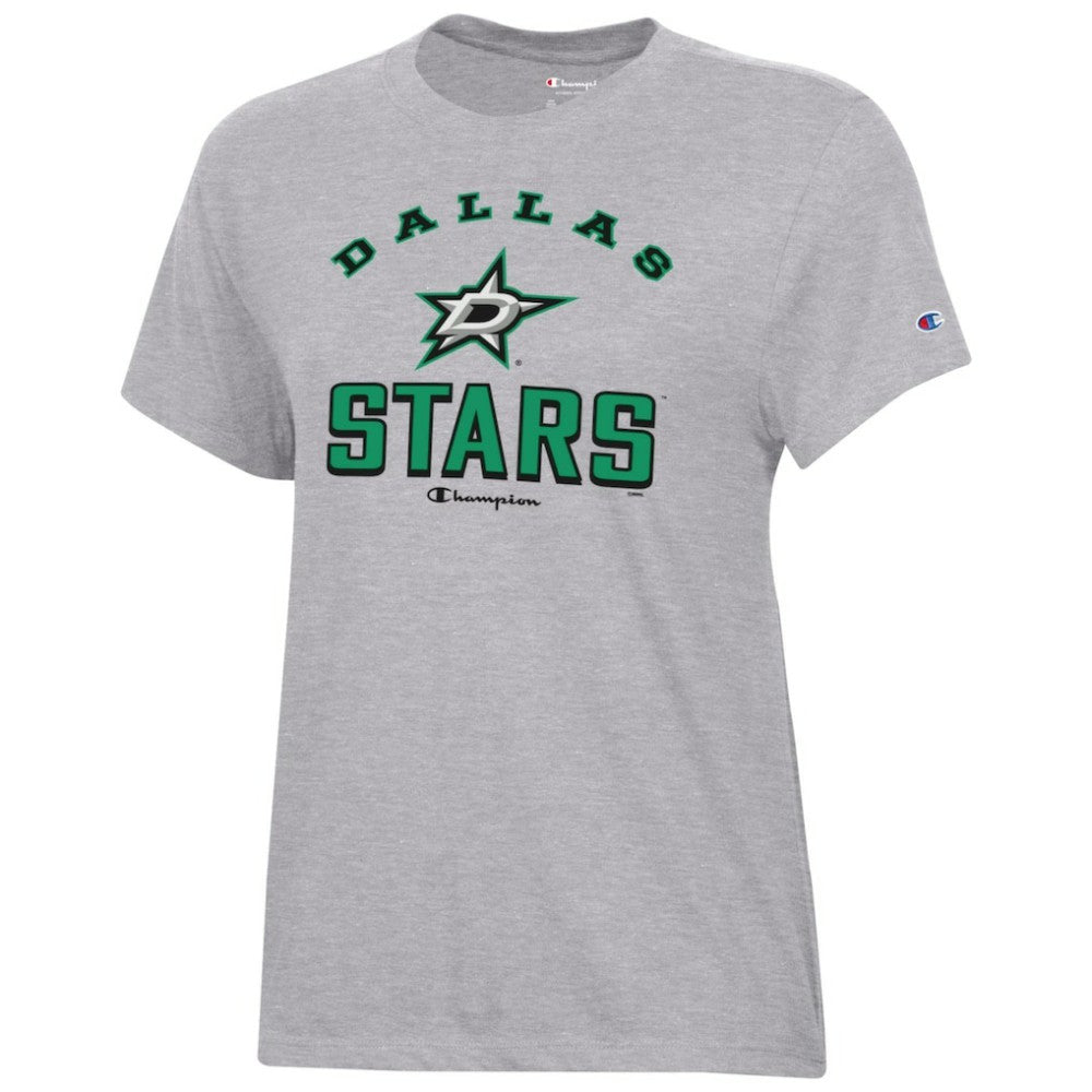 Dallas Stars Champion Women's Core T-Shirt - Heather Gray T-shirts