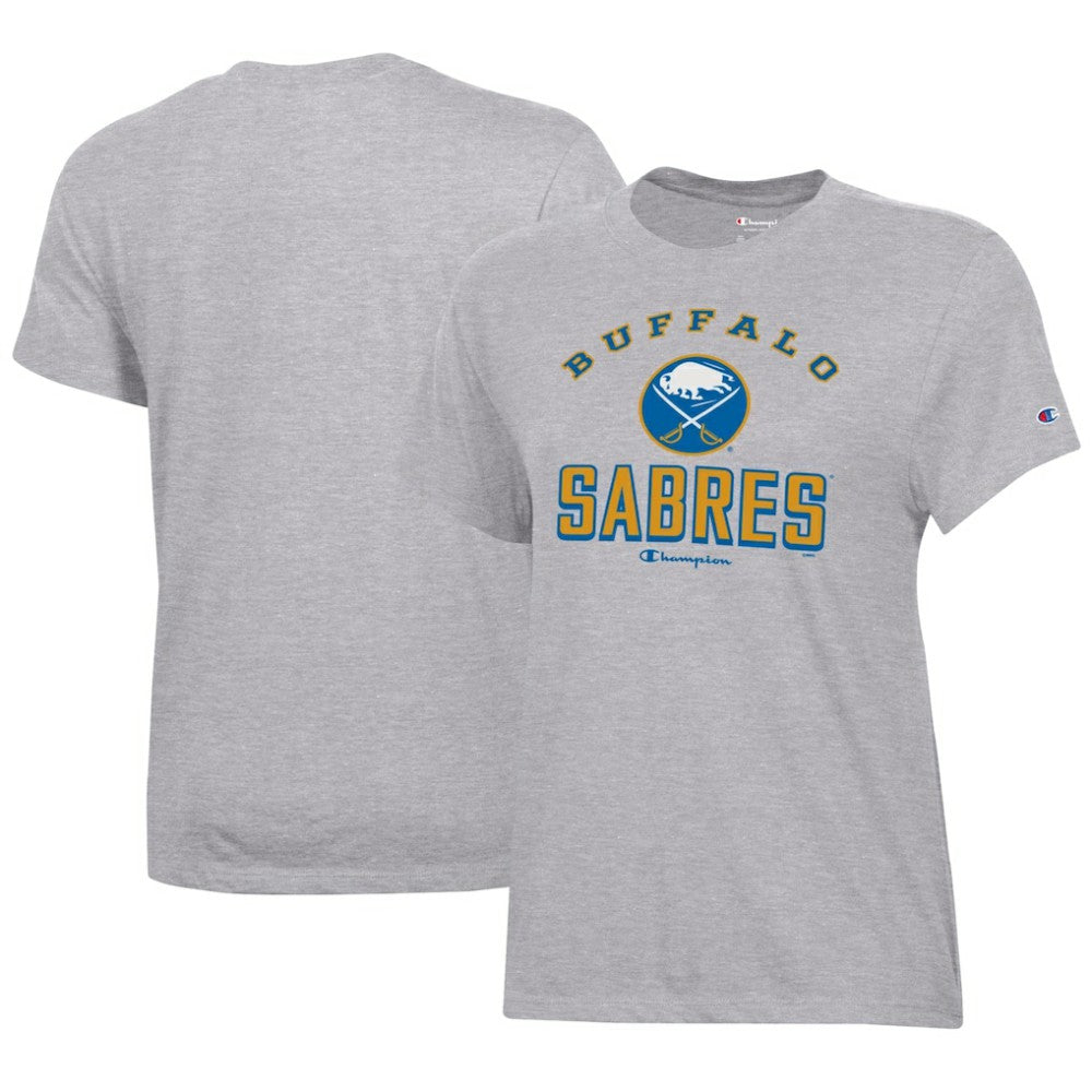 Buffalo Sabres Champion Women's Core T-Shirt - Heather Gray T-shirts
