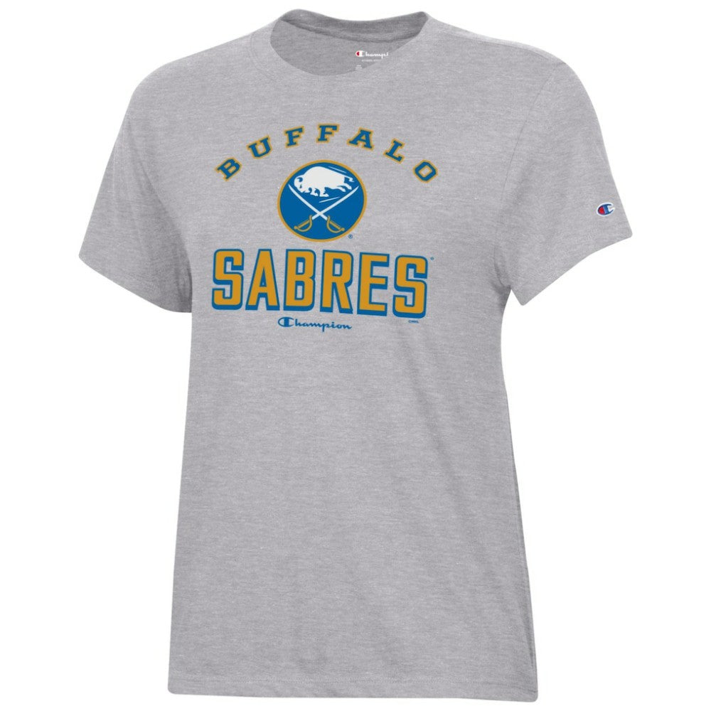 Buffalo Sabres Champion Women's Core T-Shirt - Heather Gray T-shirts