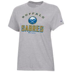 Buffalo Sabres Champion Women's Core T-Shirt - Heather Gray T-shirts