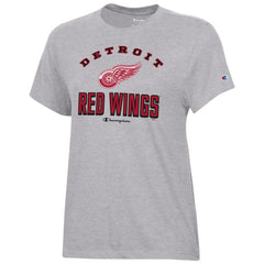 Detroit Red Wings Champion Women's Core T-Shirt - Heather Gray T-shirts
