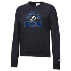Tampa Bay Lightning Champion Women's Powerblend Pullover Sweatshirt - Black Sweatshirts