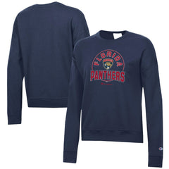 Florida Panthers Champion Women's Powerblend Pullover Sweatshirt - Navy Sweatshirts