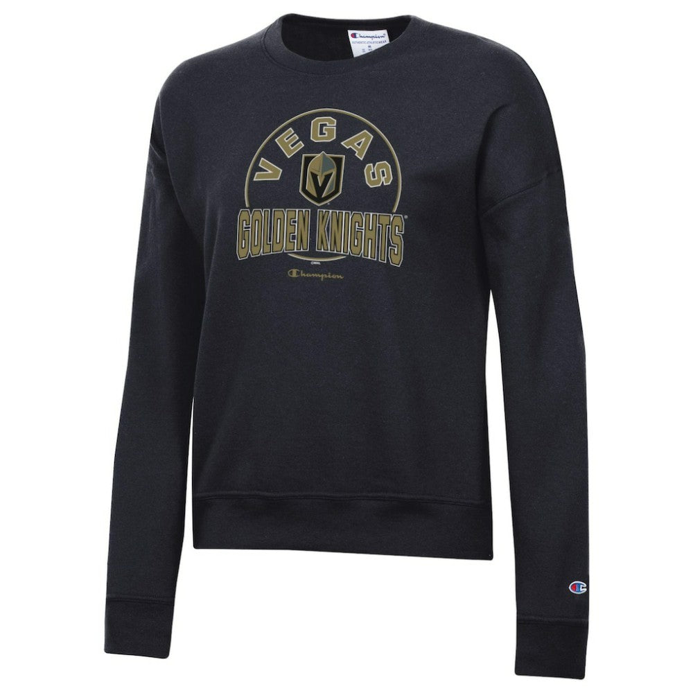 Vegas Golden Knights Champion Women's Powerblend Pullover Sweatshirt - Black Sweatshirts