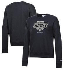 Los Angeles Kings Champion Women's Powerblend Pullover Sweatshirt - Black Sweatshirts