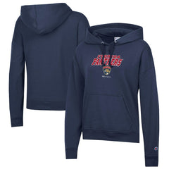 Florida Panthers Champion Women's Powerblend Fleece Pullover Hoodie - Navy Hoodies